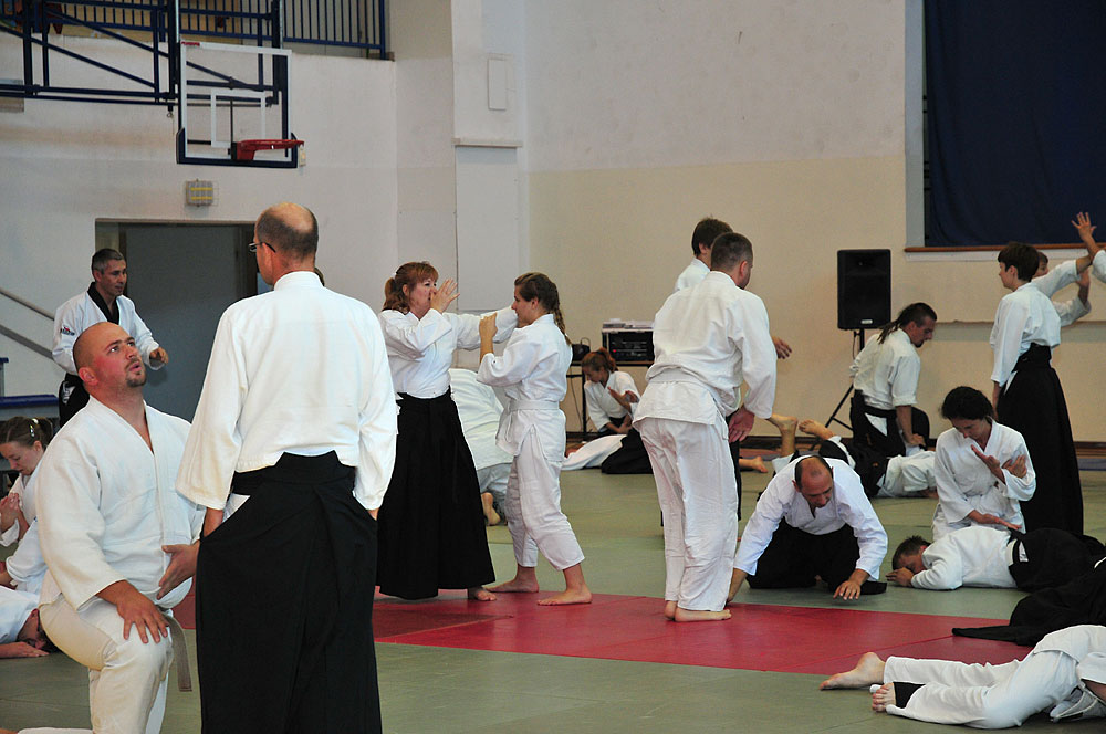 Seminarium aikido w trakcie 35-lecia Włocławskiej Akademii Aikido we Włocławku