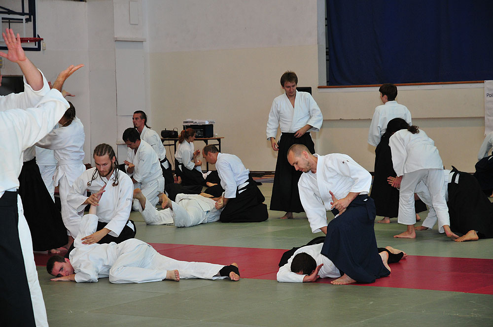 Seminarium aikido w trakcie 35-lecia Włocławskiej Akademii Aikido we Włocławku