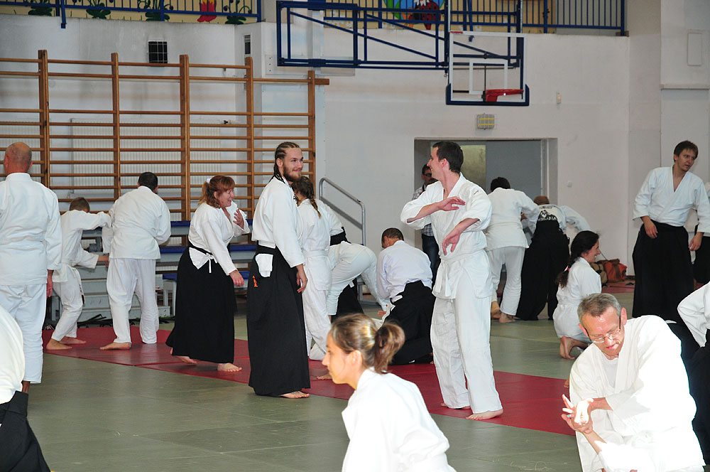 Seminarium aikido w trakcie 35-lecia Włocławskiej Akademii Aikido we Włocławku