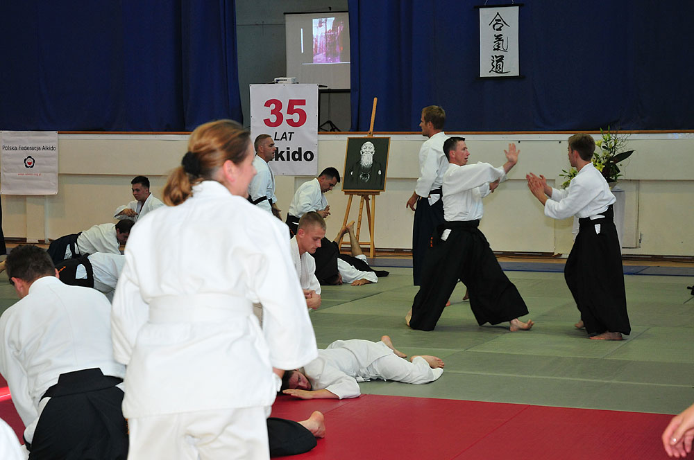 Seminarium aikido w trakcie 35-lecia Włocławskiej Akademii Aikido we Włocławku