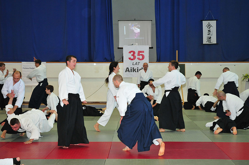 Seminarium aikido w trakcie 35-lecia Włocławskiej Akademii Aikido we Włocławku