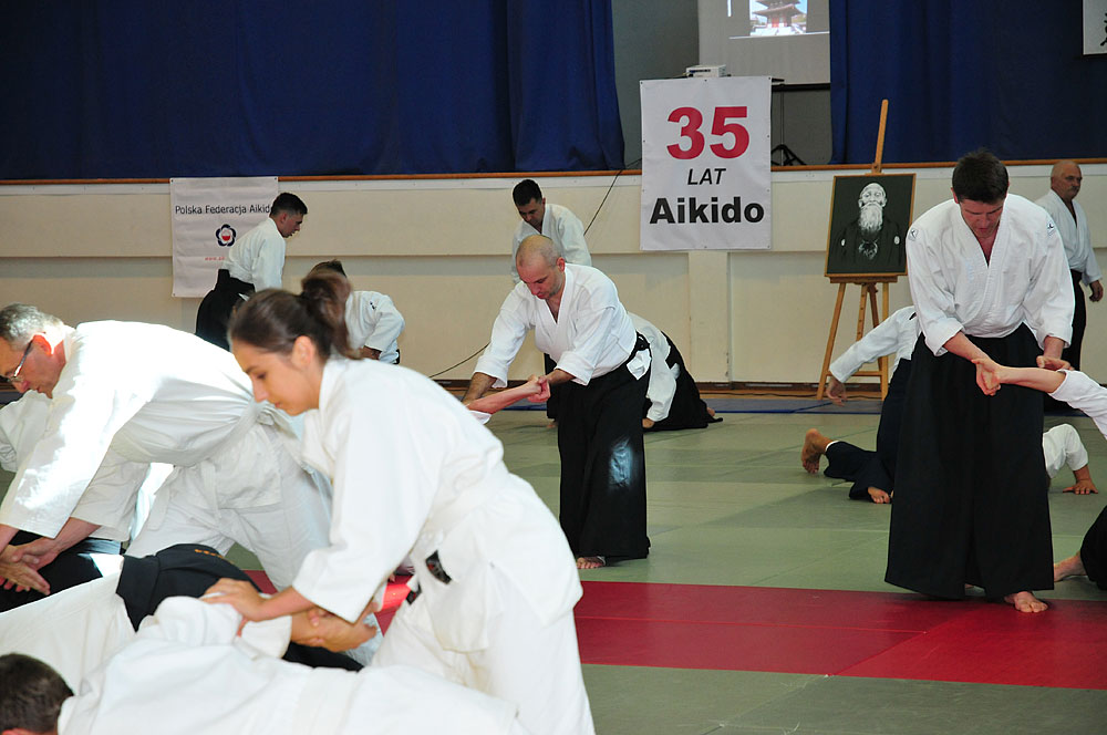 Seminarium aikido w trakcie 35-lecia Włocławskiej Akademii Aikido we Włocławku