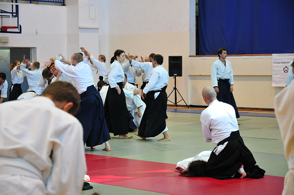 Seminarium aikido w trakcie 35-lecia Włocławskiej Akademii Aikido we Włocławku