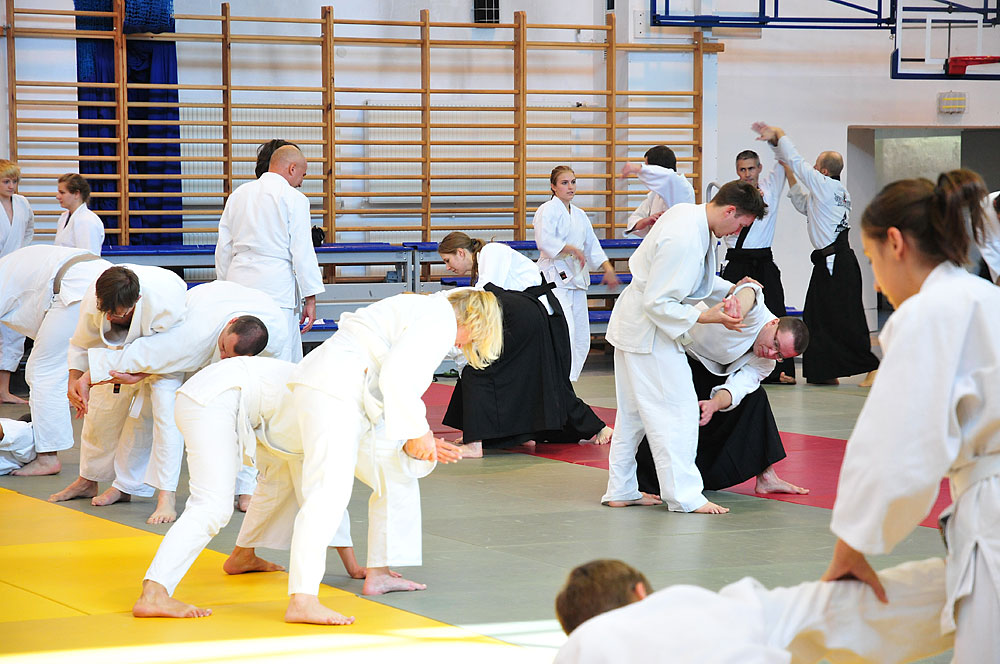 Seminarium aikido w trakcie 35-lecia Włocławskiej Akademii Aikido we Włocławku