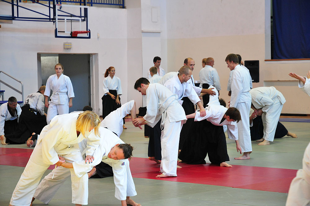 Seminarium aikido w trakcie 35-lecia Włocławskiej Akademii Aikido we Włocławku