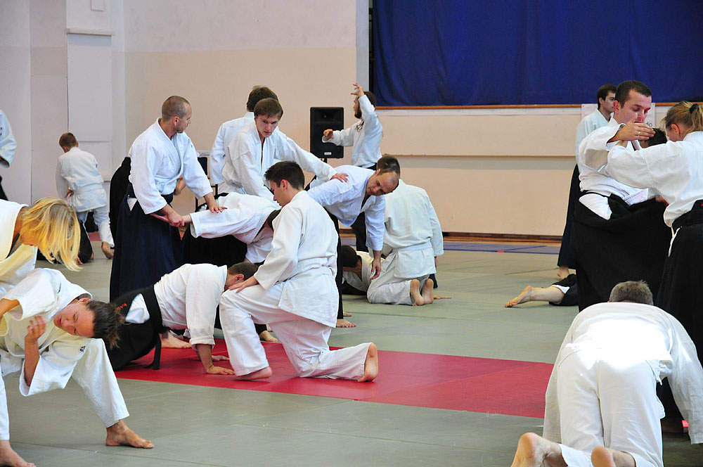 Seminarium aikido w trakcie 35-lecia Włocławskiej Akademii Aikido we Włocławku