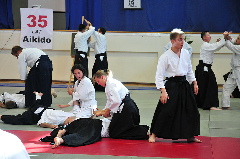 Seminarium aikido w trakcie 35-lecia Włocławskiej Akademii Aikido we Włocławku