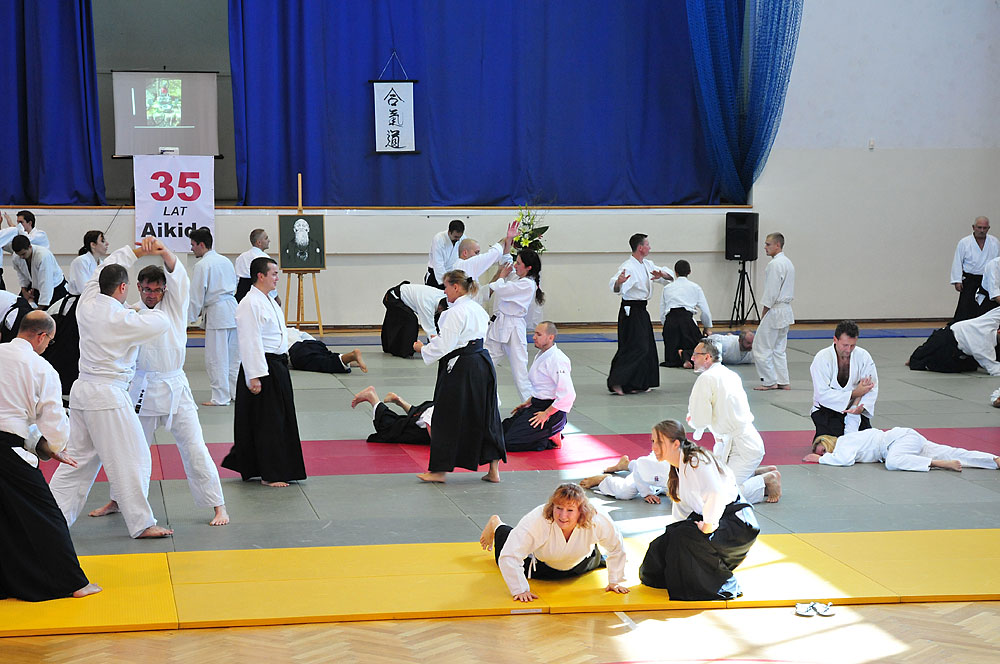 Seminarium aikido w trakcie 35-lecia Włocławskiej Akademii Aikido we Włocławku
