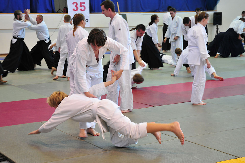 Seminarium aikido w trakcie 35-lecia Włocławskiej Akademii Aikido we Włocławku
