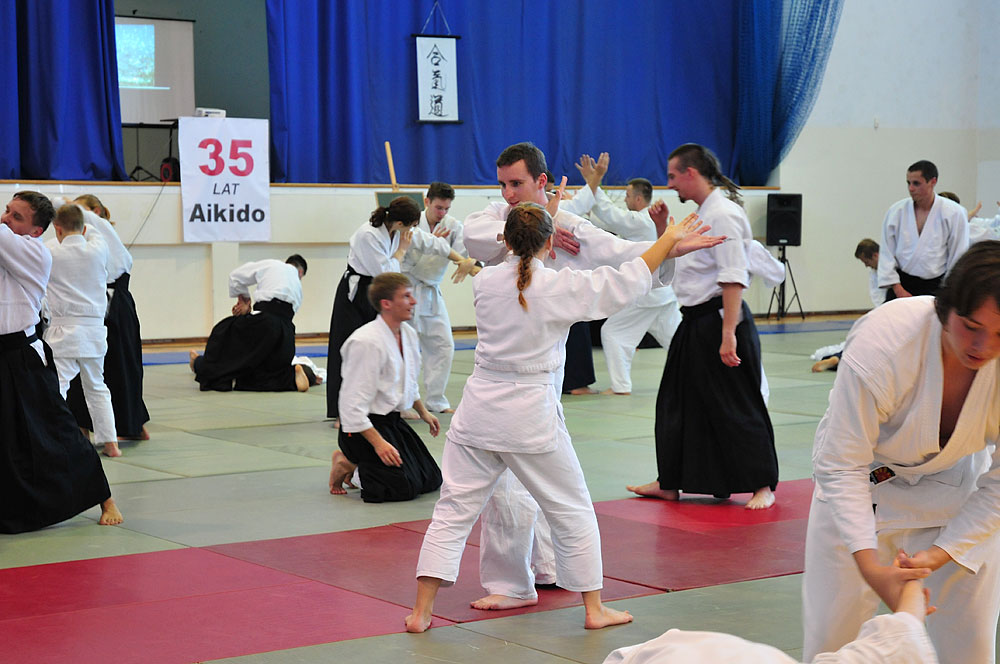 Seminarium aikido w trakcie 35-lecia Włocławskiej Akademii Aikido we Włocławku
