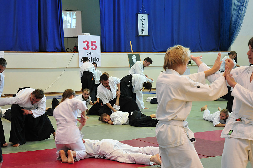 Seminarium aikido w trakcie 35-lecia Włocławskiej Akademii Aikido we Włocławku