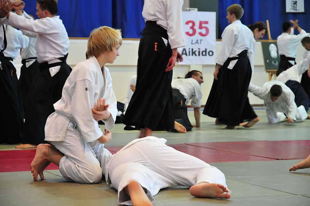Seminarium aikido w trakcie 35-lecia Włocławskiej Akademii Aikido we Włocławku