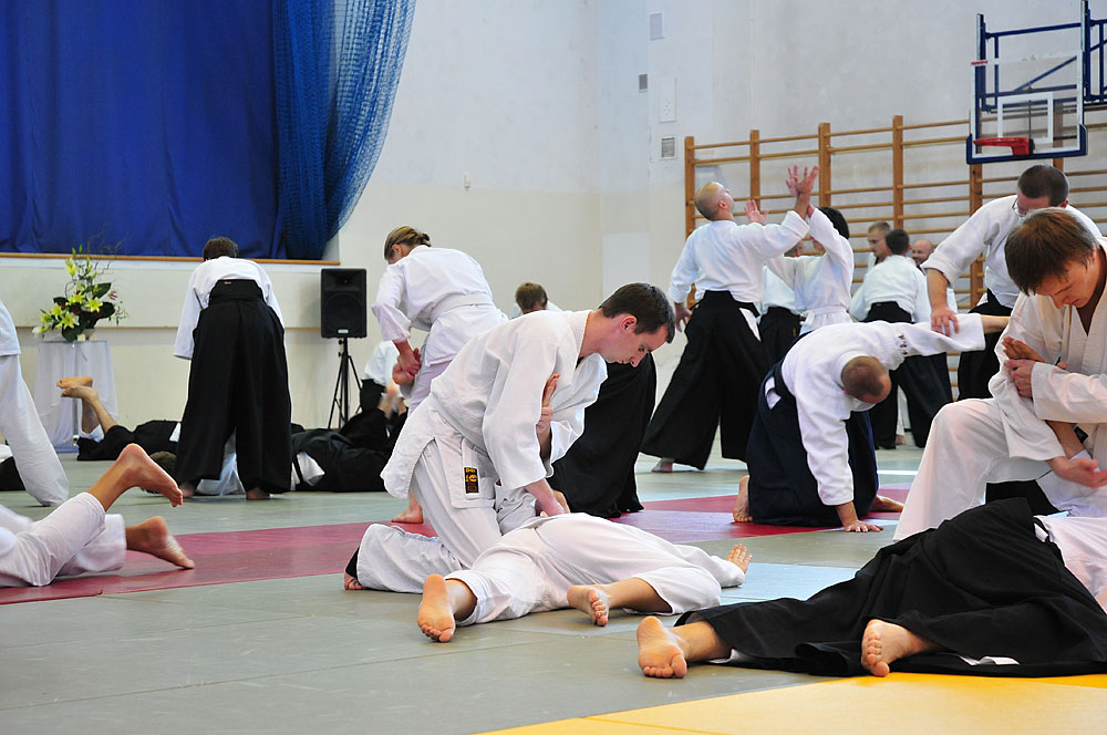 Seminarium aikido w trakcie 35-lecia Włocławskiej Akademii Aikido we Włocławku
