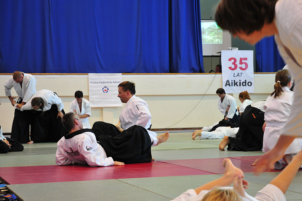 Seminarium aikido w trakcie 35-lecia Włocławskiej Akademii Aikido we Włocławku