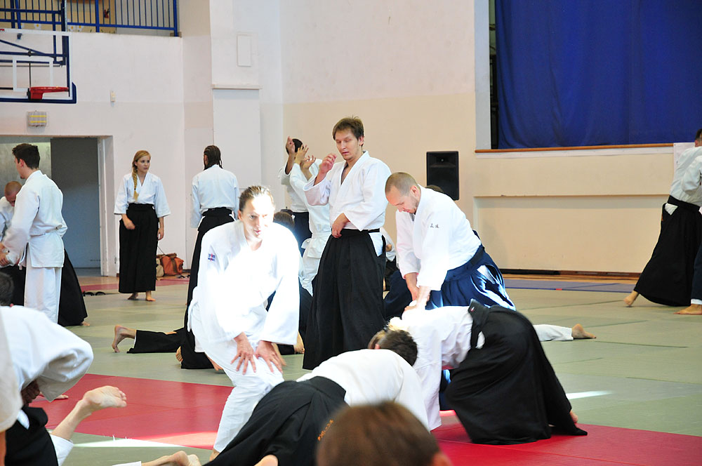 Seminarium aikido w trakcie 35-lecia Włocławskiej Akademii Aikido we Włocławku