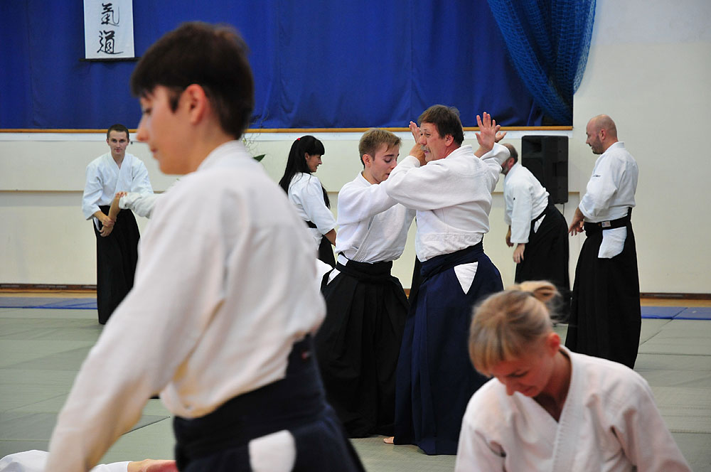 Seminarium aikido w trakcie 35-lecia Włocławskiej Akademii Aikido we Włocławku