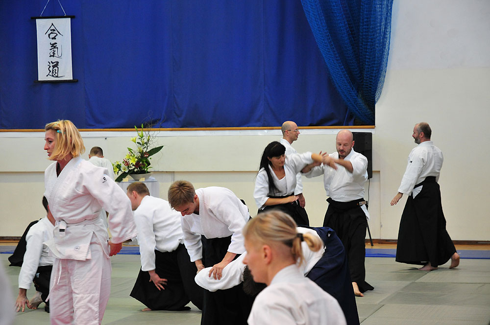 Seminarium aikido w trakcie 35-lecia Włocławskiej Akademii Aikido we Włocławku