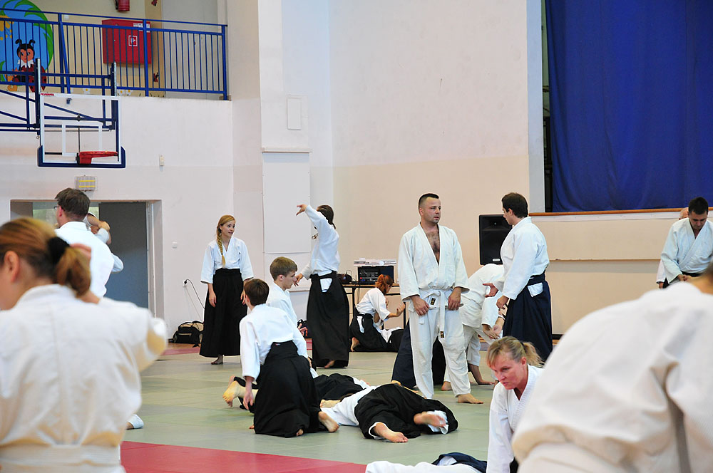 Seminarium aikido w trakcie 35-lecia Włocławskiej Akademii Aikido we Włocławku