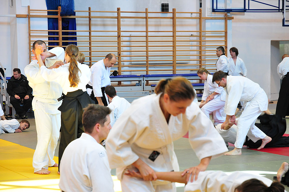 Seminarium aikido w trakcie 35-lecia Włocławskiej Akademii Aikido we Włocławku