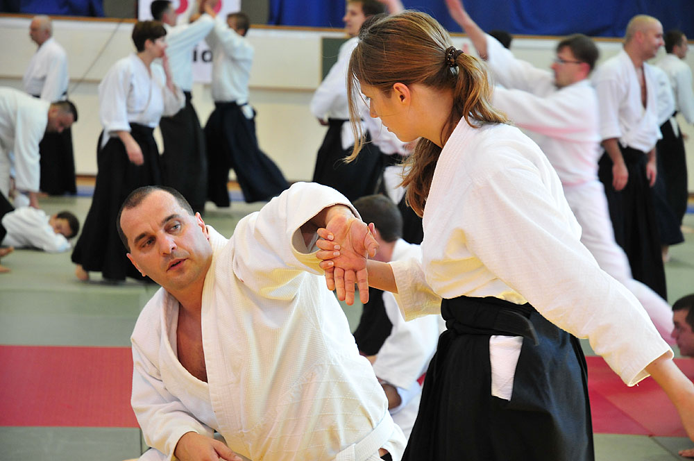 Seminarium aikido w trakcie 35-lecia Włocławskiej Akademii Aikido we Włocławku