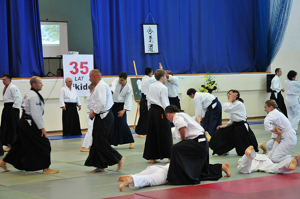 Seminarium aikido w trakcie 35-lecia Włocławskiej Akademii Aikido we Włocławku