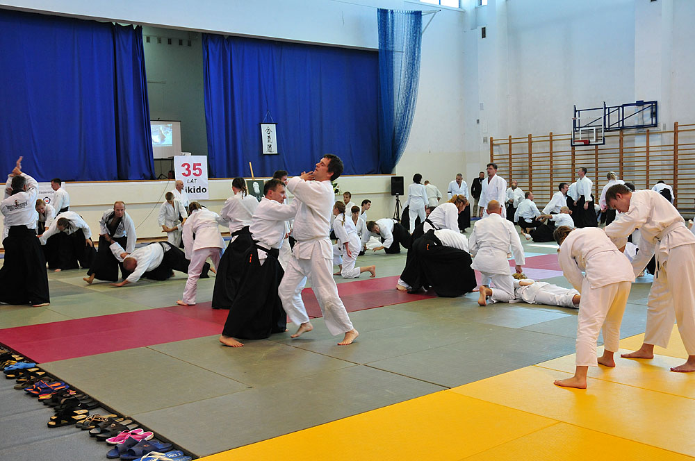 Seminarium aikido w trakcie 35-lecia Włocławskiej Akademii Aikido we Włocławku