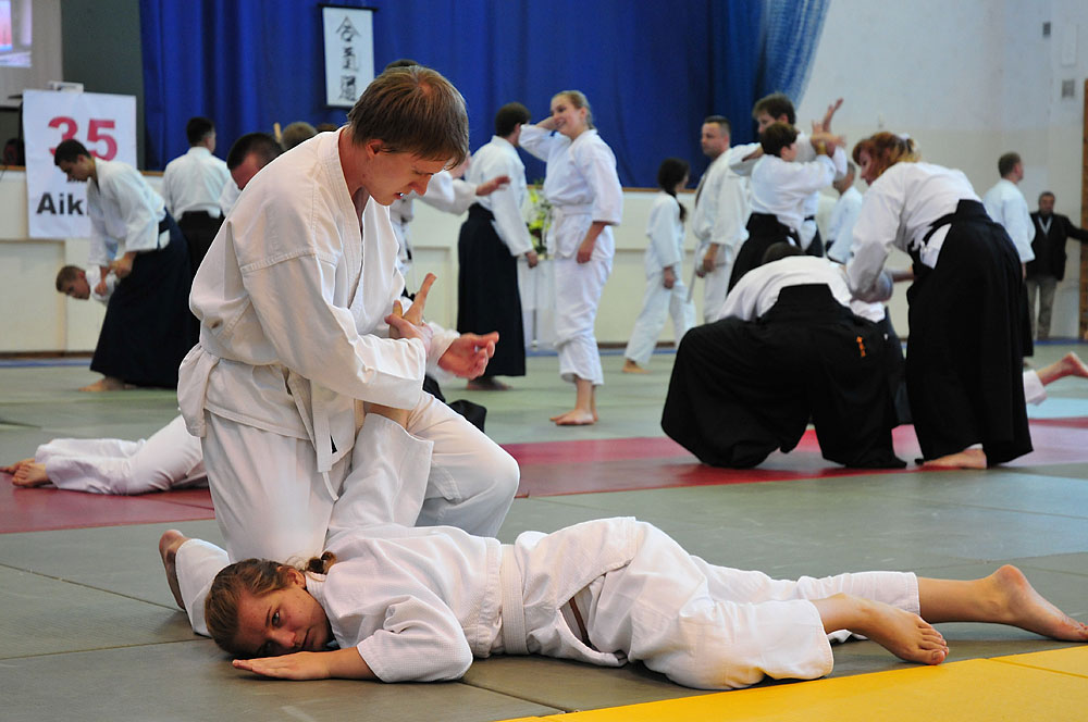 Seminarium aikido w trakcie 35-lecia Włocławskiej Akademii Aikido we Włocławku