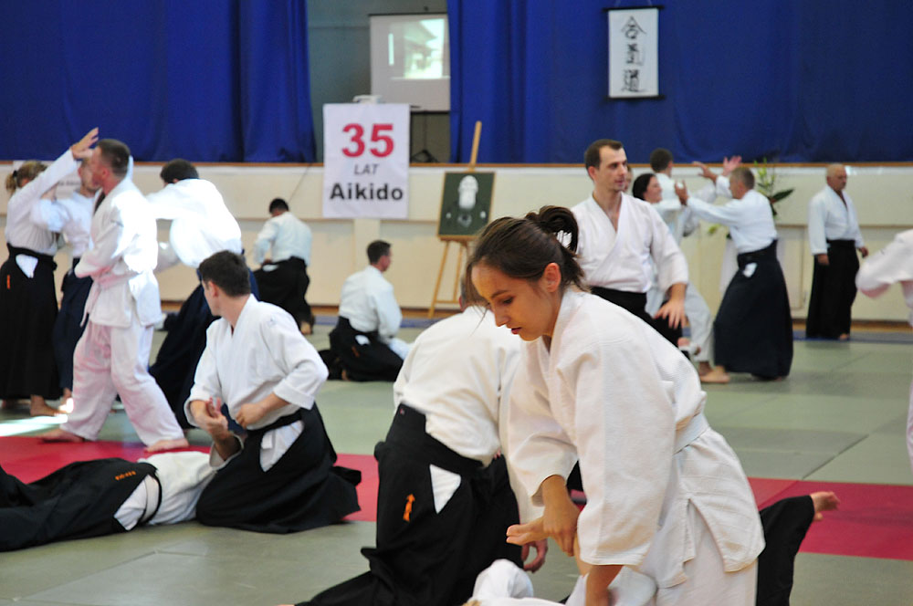 Seminarium aikido w trakcie 35-lecia Włocławskiej Akademii Aikido we Włocławku