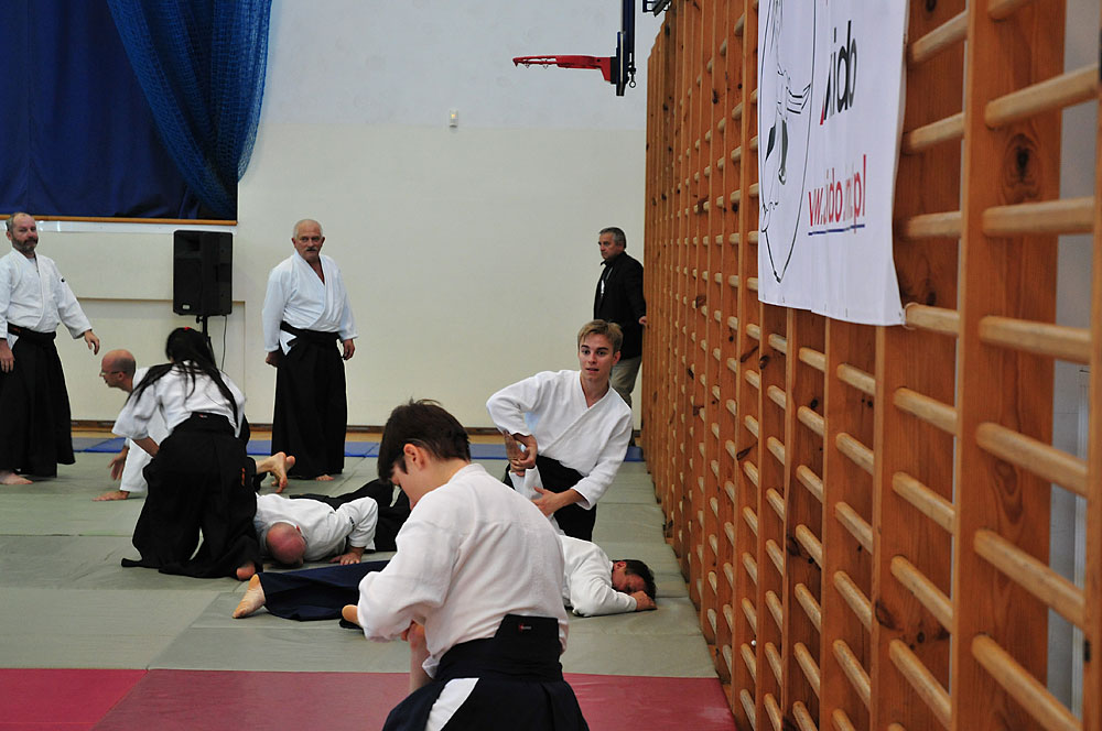 Seminarium aikido w trakcie 35-lecia Włocławskiej Akademii Aikido we Włocławku