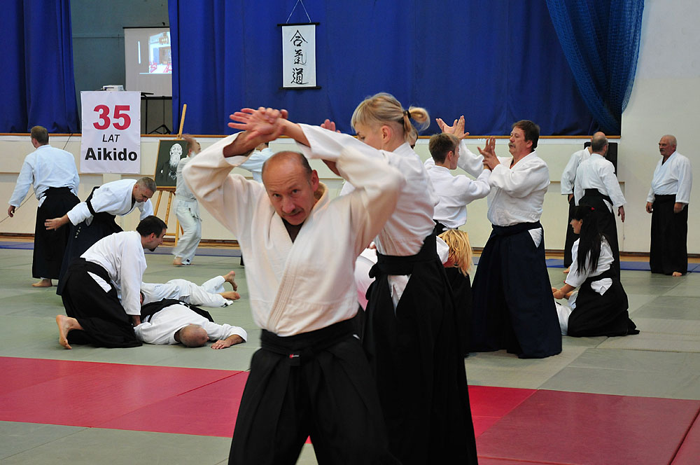 Seminarium aikido w trakcie 35-lecia Włocławskiej Akademii Aikido we Włocławku
