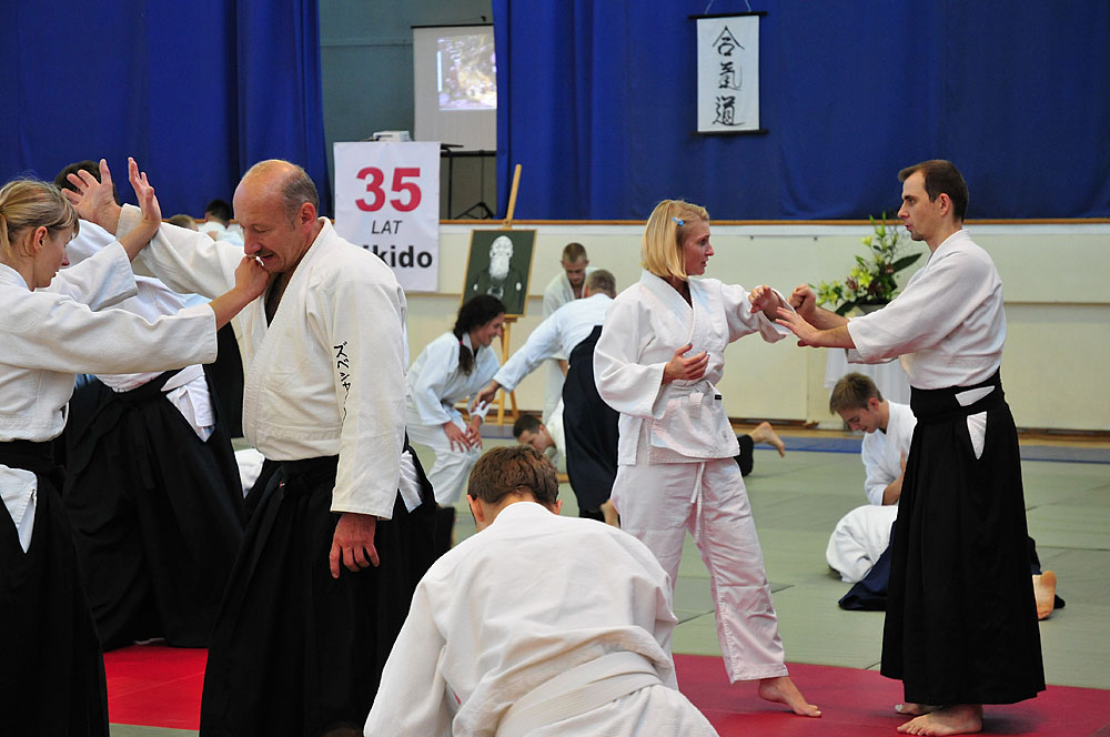 Seminarium aikido w trakcie 35-lecia Włocławskiej Akademii Aikido we Włocławku