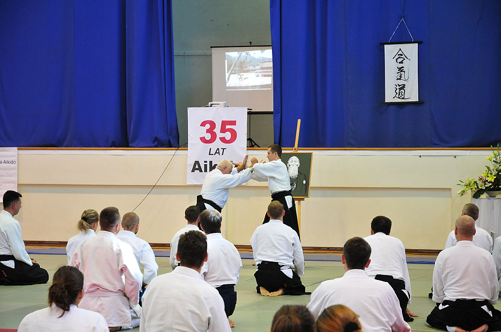 Seminarium aikido w trakcie 35-lecia Włocławskiej Akademii Aikido we Włocławku