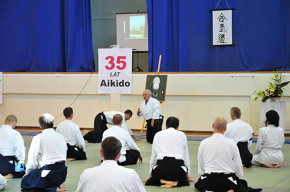 Seminarium aikido w trakcie 35-lecia Włocławskiej Akademii Aikido we Włocławku