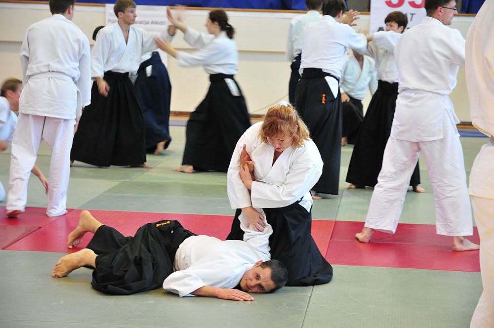 Seminarium aikido w trakcie 35-lecia Włocławskiej Akademii Aikido we Włocławku