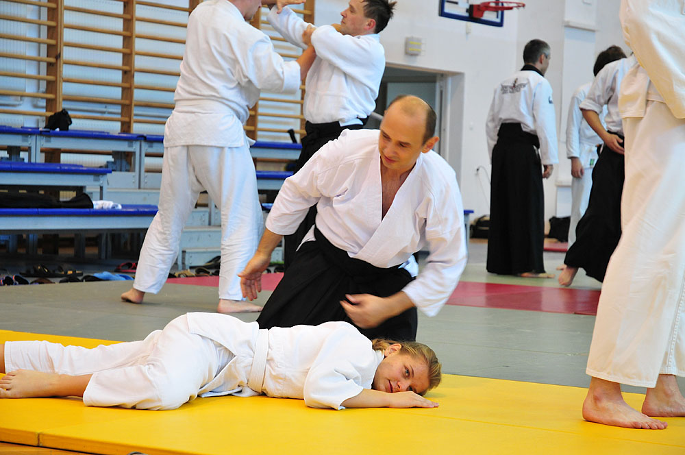 Seminarium aikido w trakcie 35-lecia Włocławskiej Akademii Aikido we Włocławku