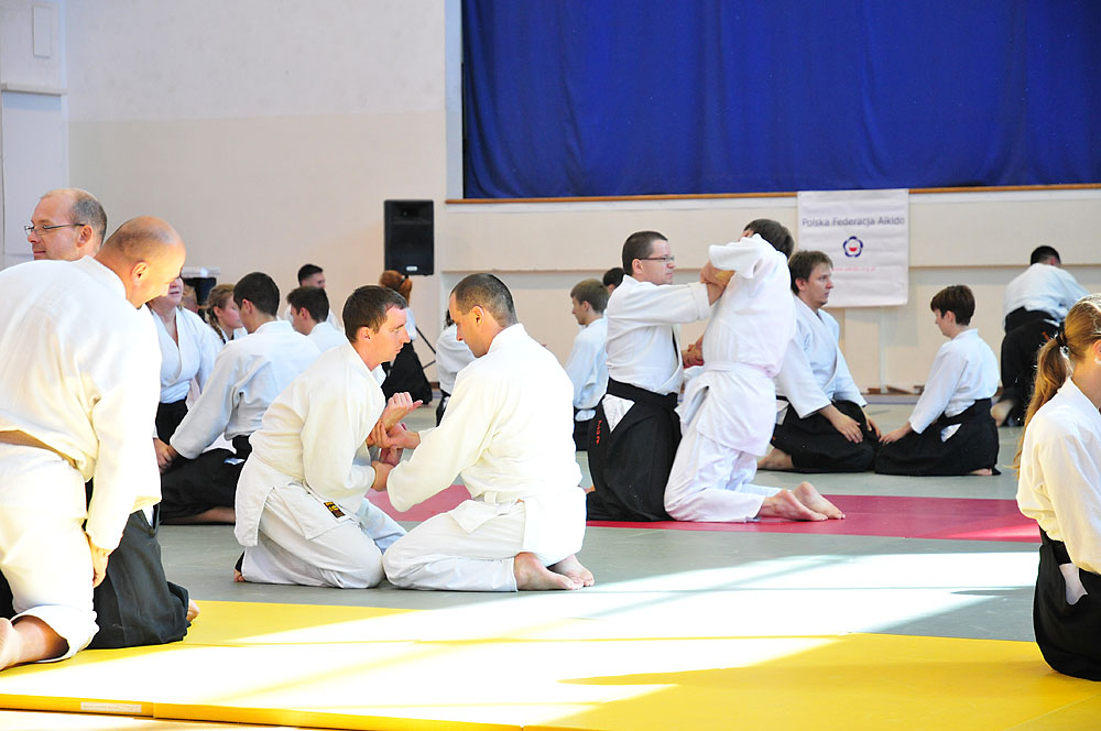 Seminarium aikido w trakcie 35-lecia Włocławskiej Akademii Aikido we Włocławku