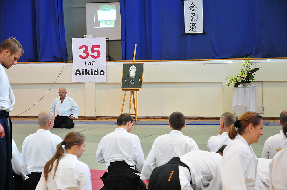 Seminarium aikido w trakcie 35-lecia Włocławskiej Akademii Aikido we Włocławku