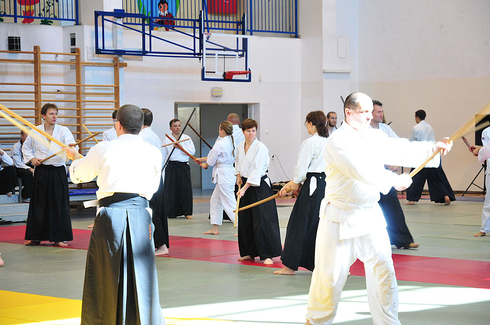 Seminarium aikido w trakcie 35-lecia Włocławskiej Akademii Aikido we Włocławku