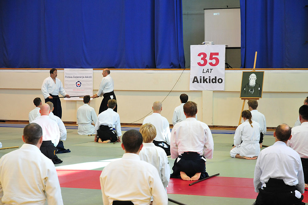Seminarium aikido w trakcie 35-lecia Włocławskiej Akademii Aikido we Włocławku