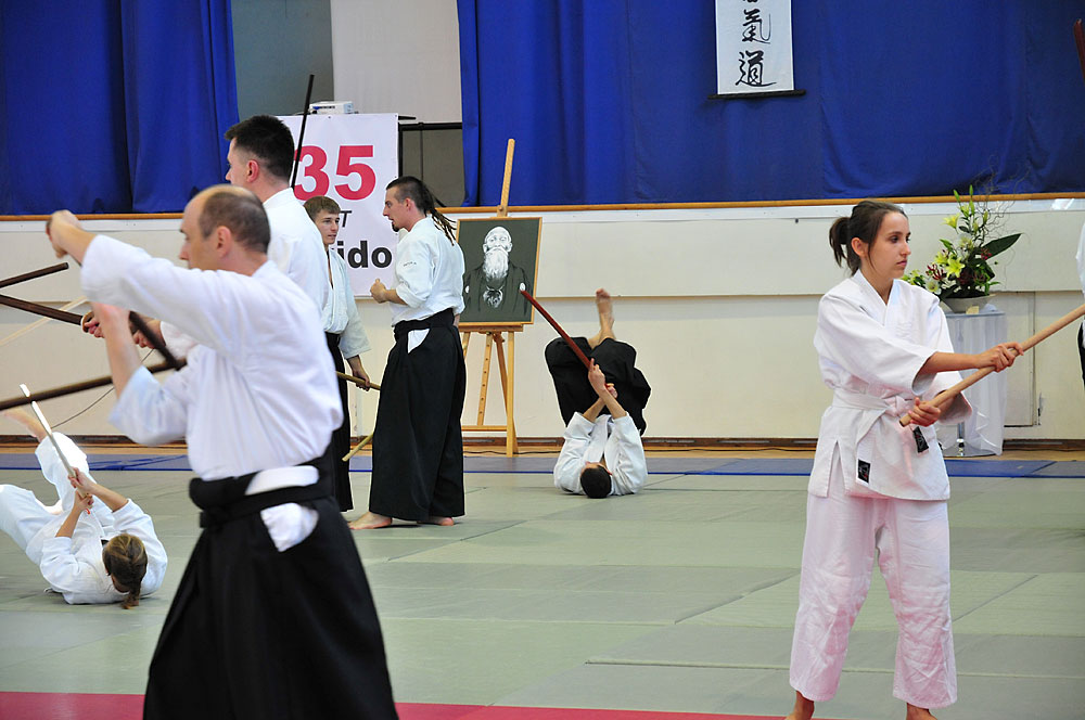 Seminarium aikido w trakcie 35-lecia Włocławskiej Akademii Aikido we Włocławku