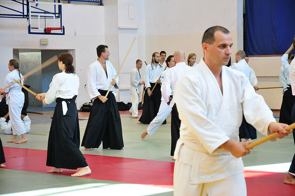 Seminarium aikido w trakcie 35-lecia Włocławskiej Akademii Aikido we Włocławku