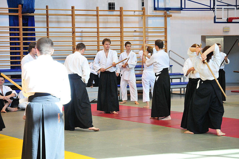Seminarium aikido w trakcie 35-lecia Włocławskiej Akademii Aikido we Włocławku