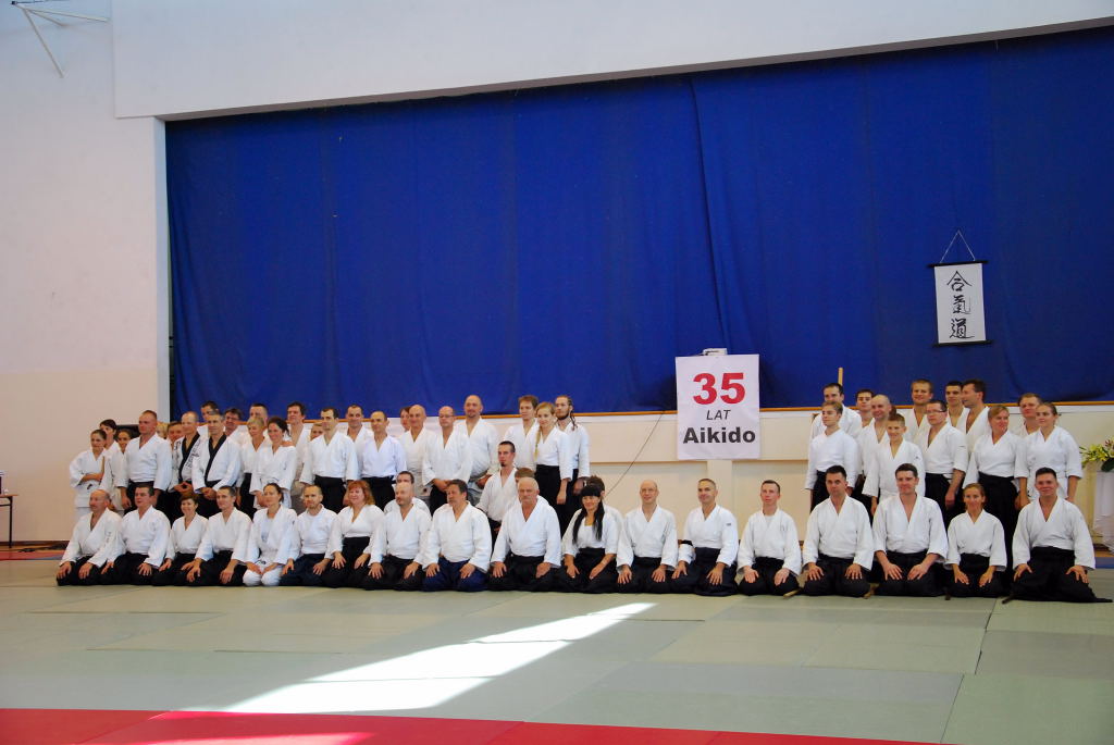 Seminarium aikido w trakcie 35-lecia Włocławskiej Akademii Aikido we Włocławku