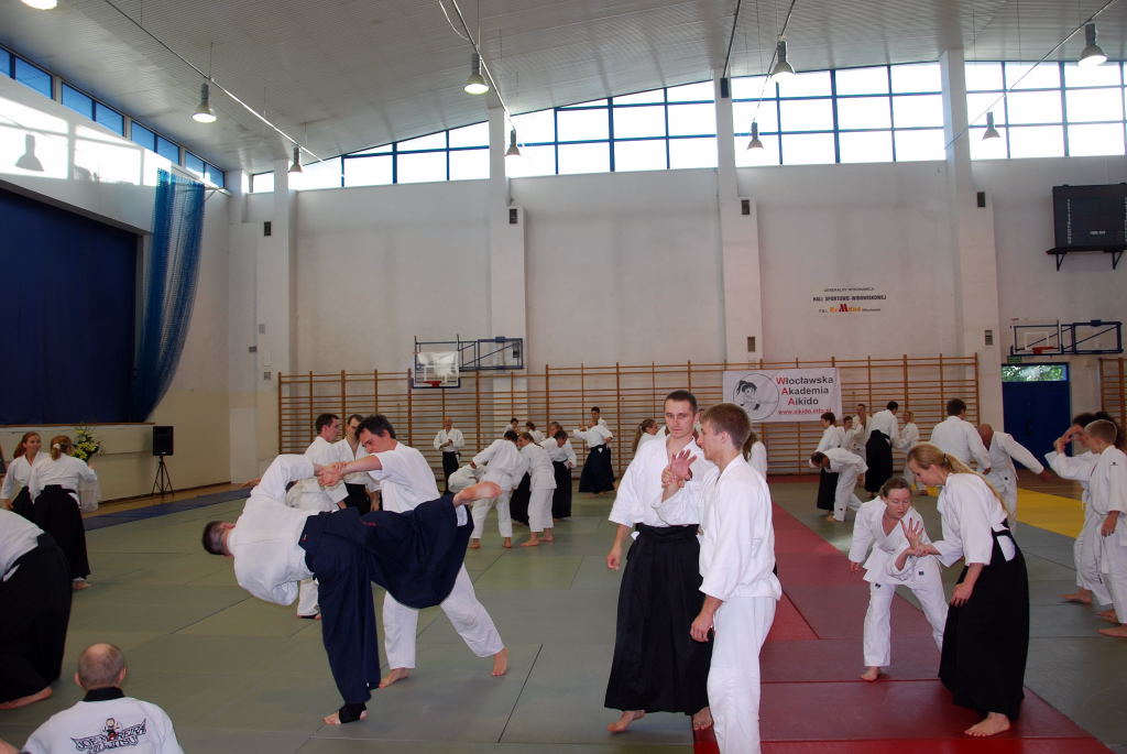 Seminarium aikido w trakcie 35-lecia Włocławskiej Akademii Aikido we Włocławku