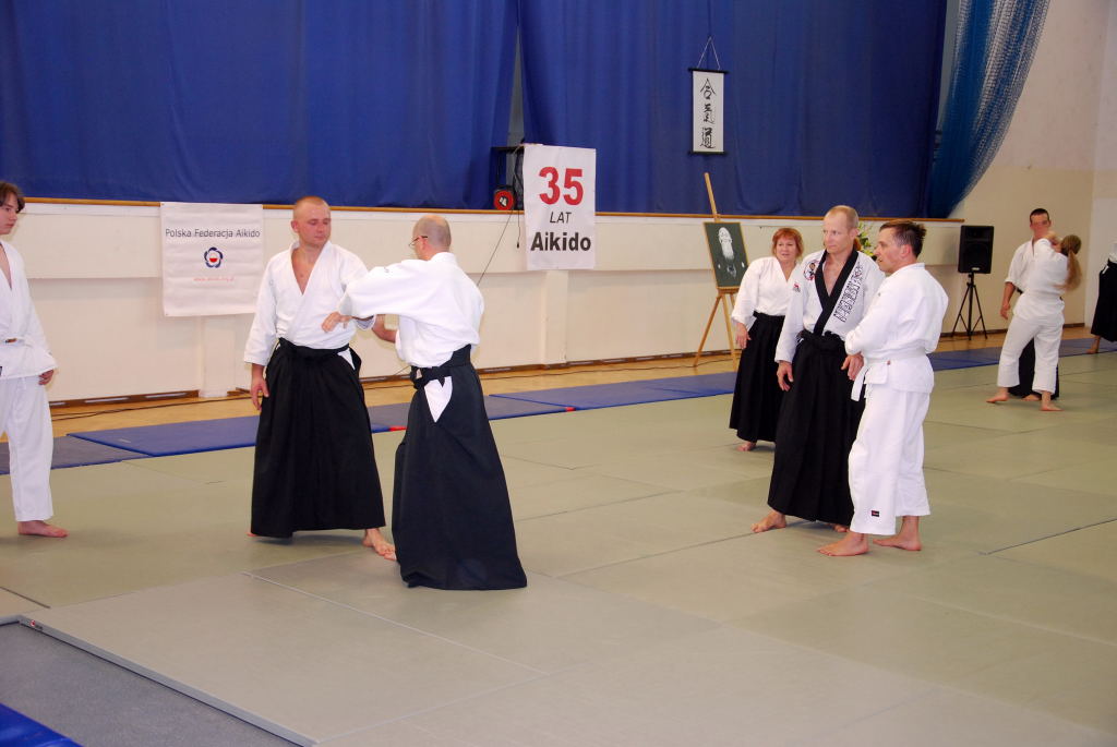 Seminarium aikido w trakcie 35-lecia Włocławskiej Akademii Aikido we Włocławku