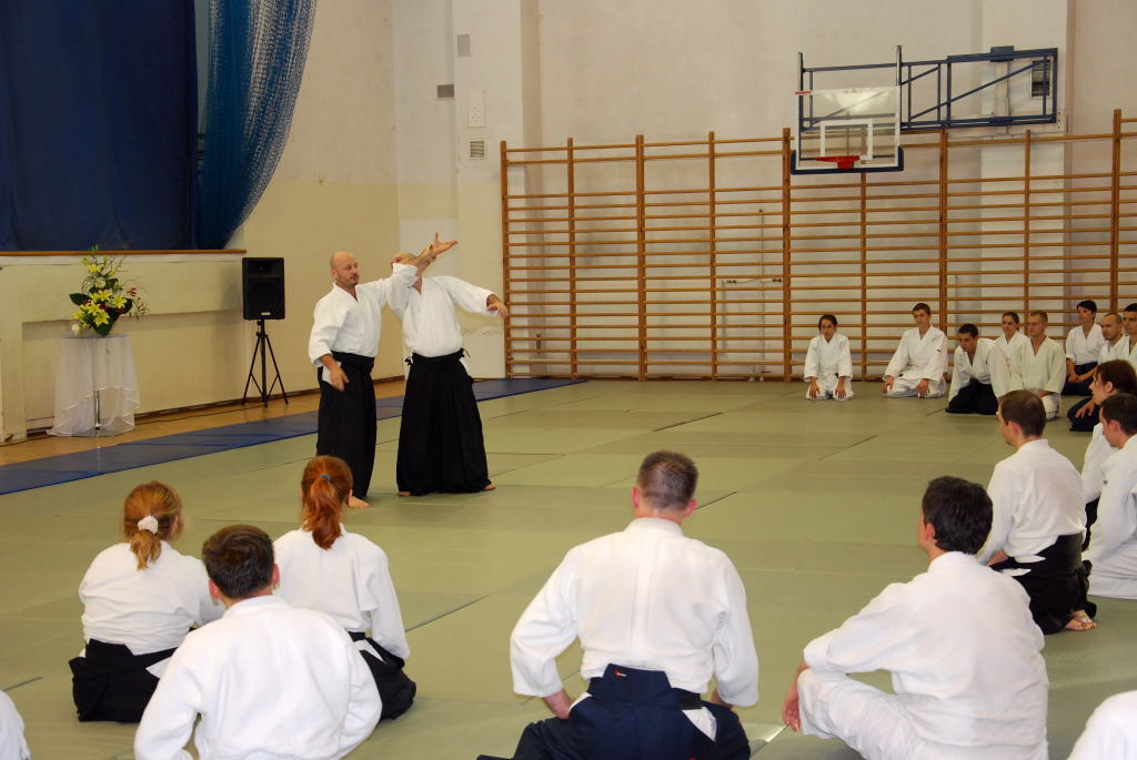 Seminarium aikido w trakcie 35-lecia Włocławskiej Akademii Aikido we Włocławku