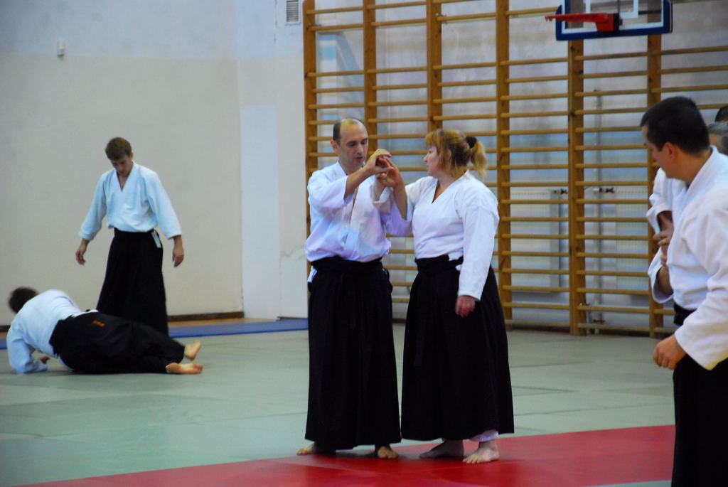 Seminarium aikido w trakcie 35-lecia Włocławskiej Akademii Aikido we Włocławku