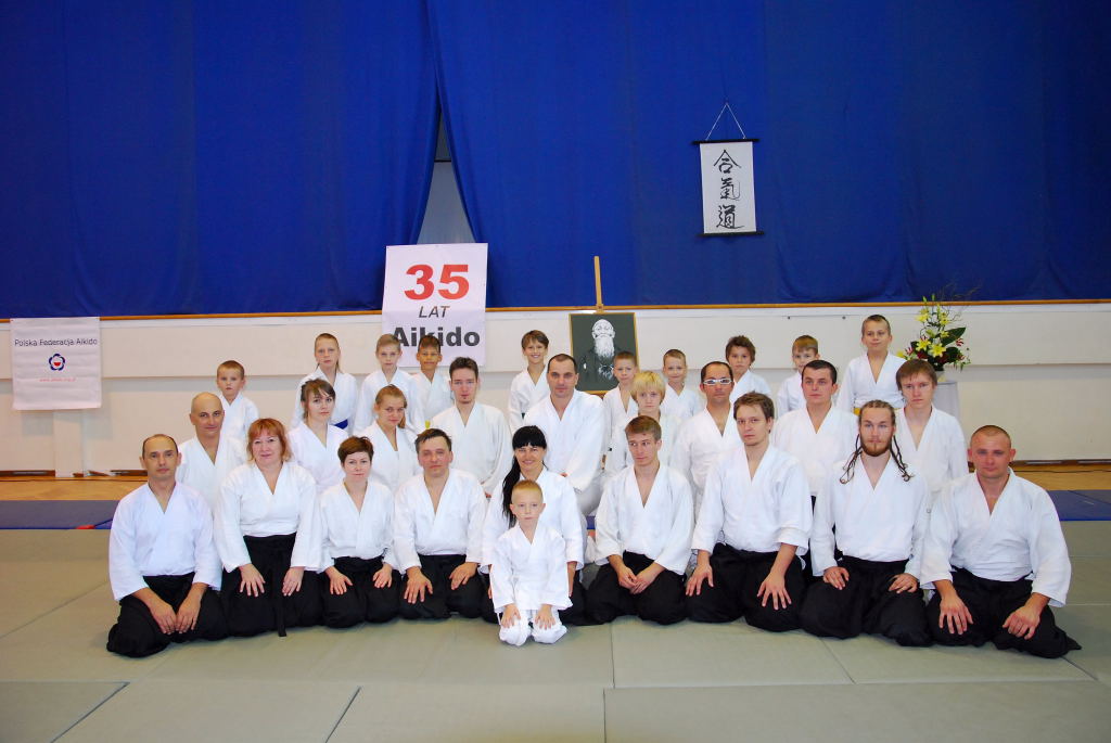 Seminarium aikido w trakcie 35-lecia Włocławskiej Akademii Aikido we Włocławku